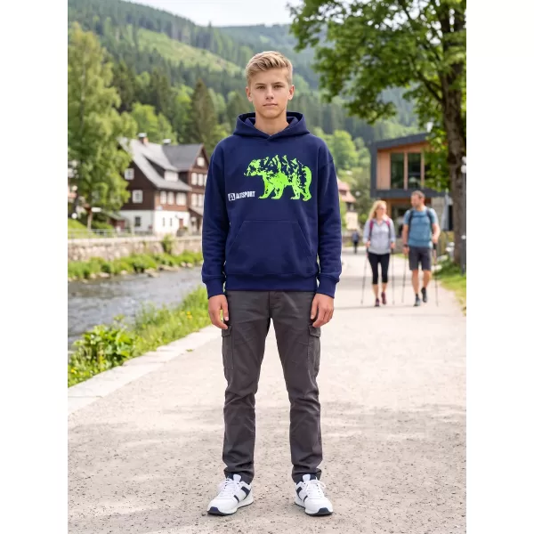  Kinder-Sweatshirt ALTISPORT ALM193422 MITTERNACHTSBLAU 