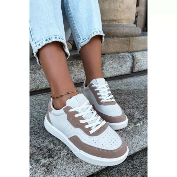  Damen-Sneaker BIG STAR SHOES UU274275 WEIß/BEIGE 
