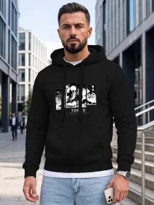 Herren-Sweatshirt DSTREET NX5146BX-03-09 SCHWARZ