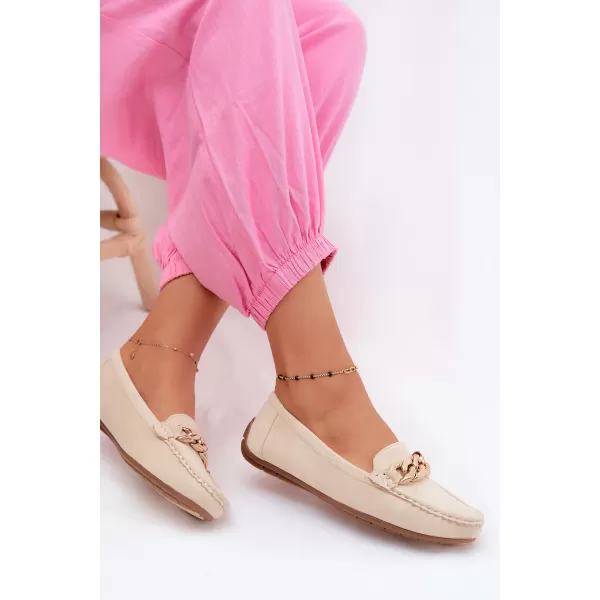  Damenmokassins BOTO XA011 BEIGE 