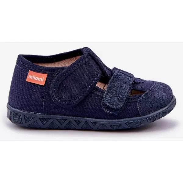  Kinderpantoffeln MILAMI 118/66 BLAU 