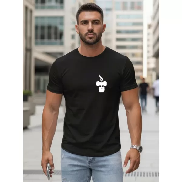  Herren-T-Shirt DSTREET NX5090R SCHWARZ 