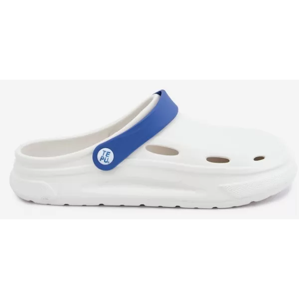  Herrenhausschuhe BOTO C73A216 WEIß/BLAU 