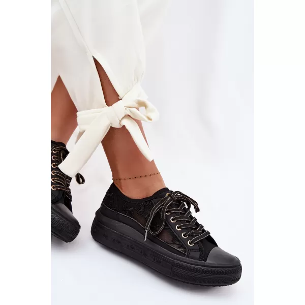  Damen-Sneaker LEE COOPER LCW-26-44-4479 SCHWARZ 