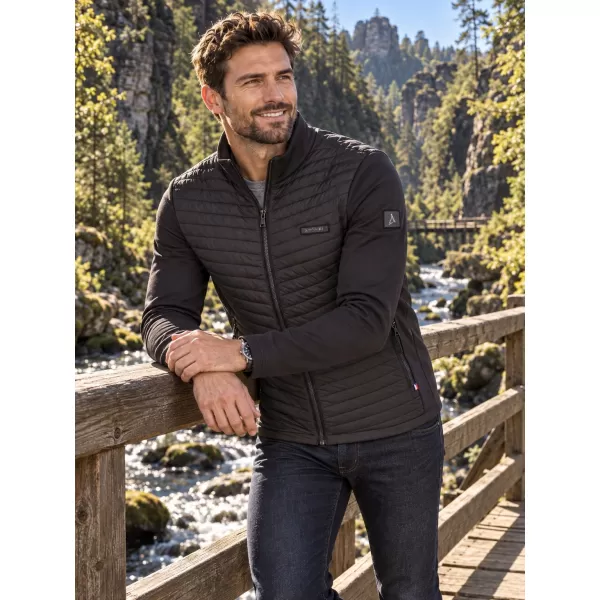 Hybridjacke für Herren ALTISPORT IVON SCHWARZ