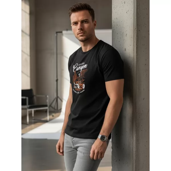  Herren-T-Shirt DSTREET NX059R SCHWARZ 