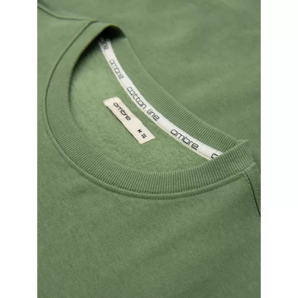  Herren-Sweatshirt OMBRE OM-SSBN-0271 GRÜN 