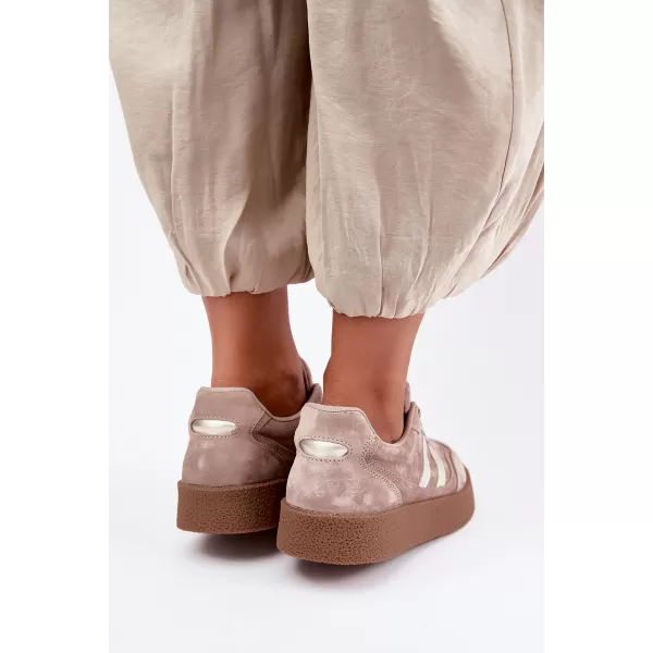  Damen-Sneaker D&A LR62-7107 BRAUN 
