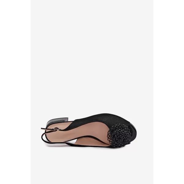  Damensandalen D&A CR61-3030 SCHWARZ 