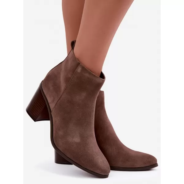  Damen-Stiefeletten SERGIO LEONE BT-49-S BRAUN 