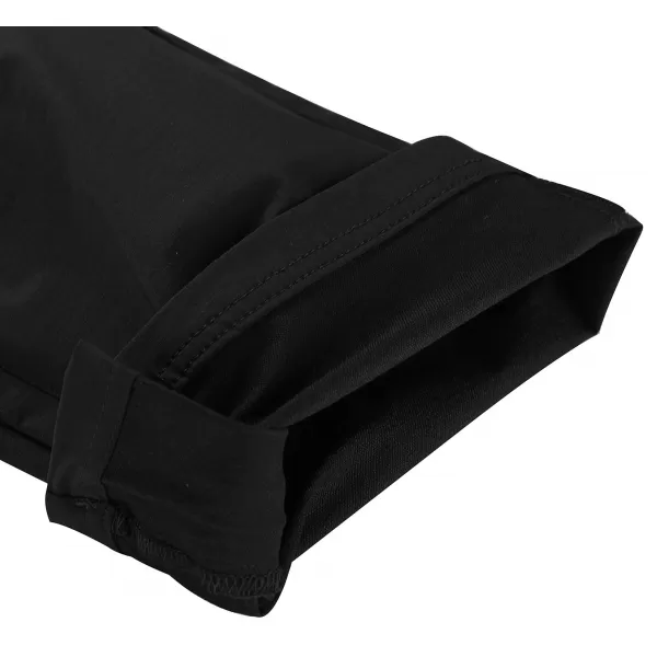  Softshellhose für Herren ALPINE PRO AKAN 3 SCHWARZ 