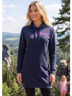 Erweitertes Damen-Sweatshirt ALTISPORT ALW001419 MARINEBLAU