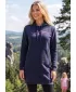 Erweitertes Damen-Sweatshirt ALTISPORT ALW001419 MARINEBLAU