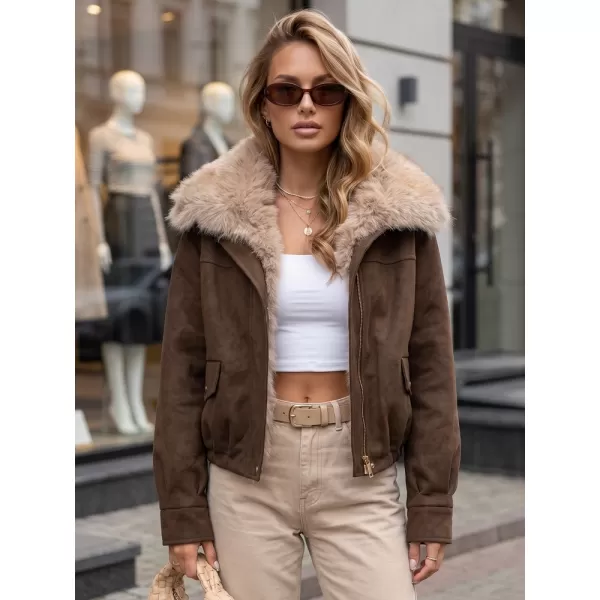  Damenjacke DSTREET TY5698 BRAUN 