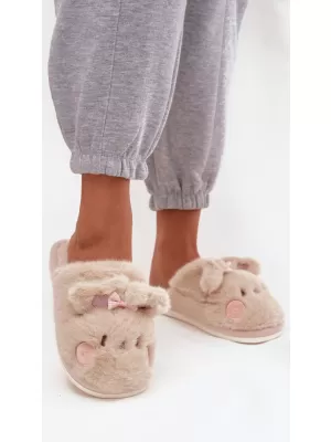 Damenhausschuhe BOTO 25PA98-9254 MOKKA