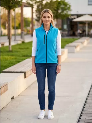Fleeceweste für Damen MALFINI EXIT W-525 TÜRKIS