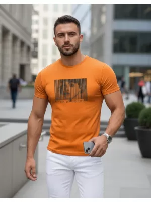 Herren-T-Shirt DSTREET NX5014R ORANGE