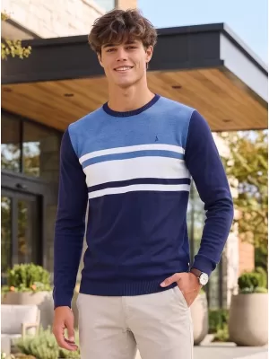 Herrenpullover ALTISPORT ISHMEL DUNKELBLAU
