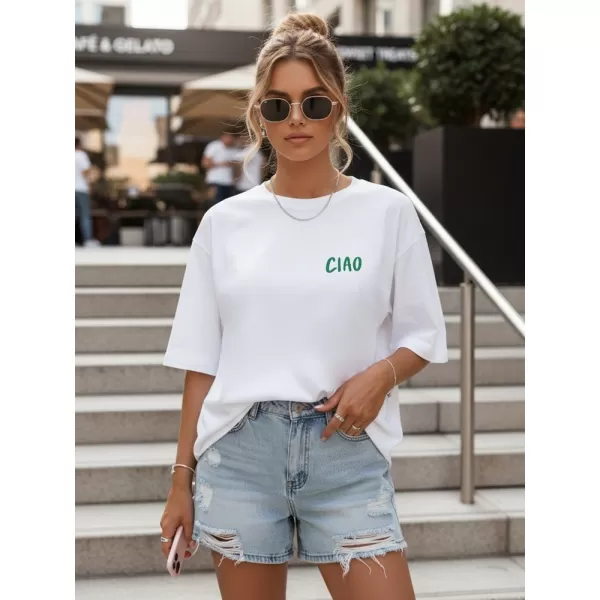  Damen-T-Shirt DSTREET NX9509RY-WH-O WEIß 