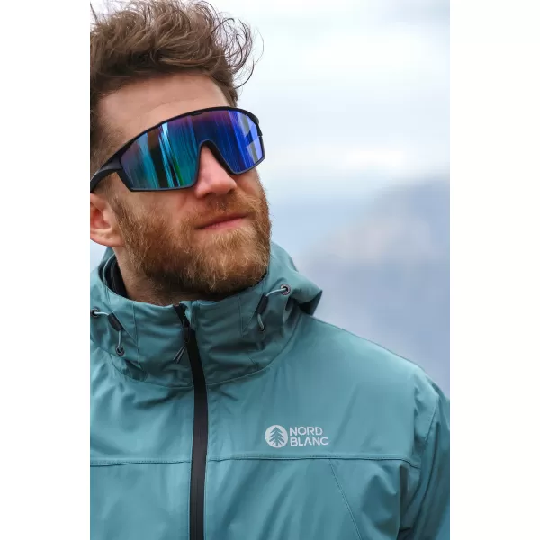  Wasserdichte Softshelljacke für Herren NORDBLANC EXPEDITIOUS NBSSM8323 GRÜN 