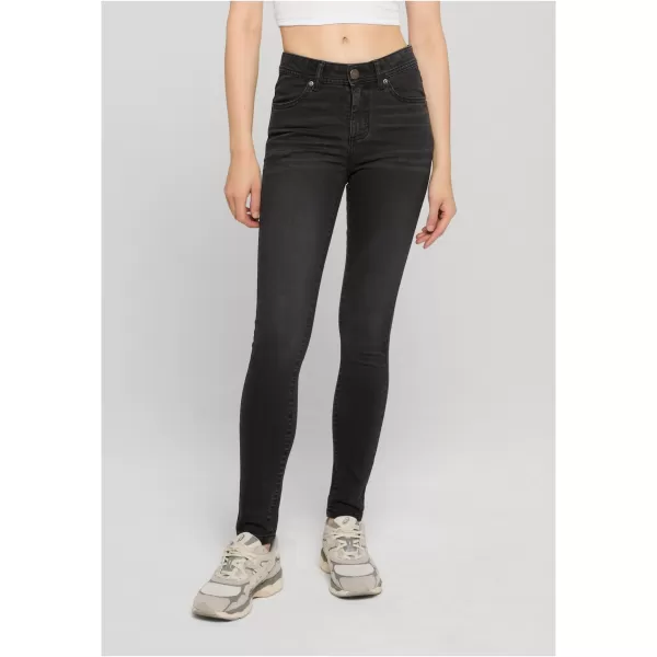  Damenhosen URBAN CLASSICS TB8370 SCHWARZ GEWASCHEN 