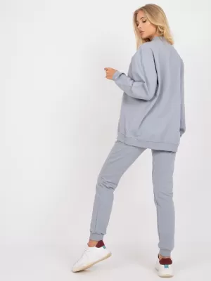 Damen-Sweatshirt BASIC FEEL GOOD AP-BL-A-R001 GRAU