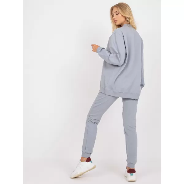  Damen-Sweatshirt BASIC FEEL GOOD AP-BL-A-R001 GRAU 