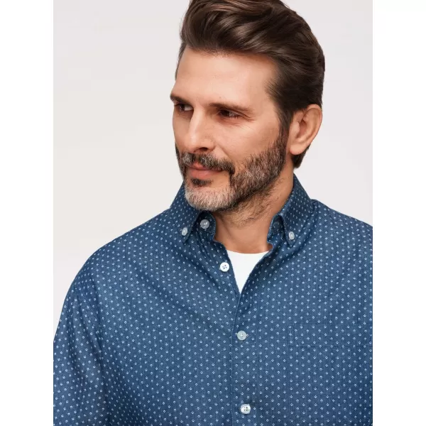  Herrenhemd OMBRE K702 BLAU 