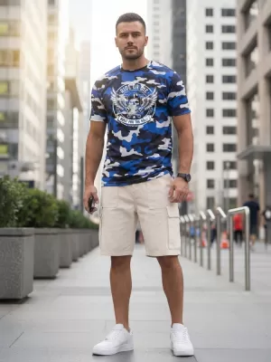 Herren-T-Shirt DSTREET NX2004R-BL-M BLAU