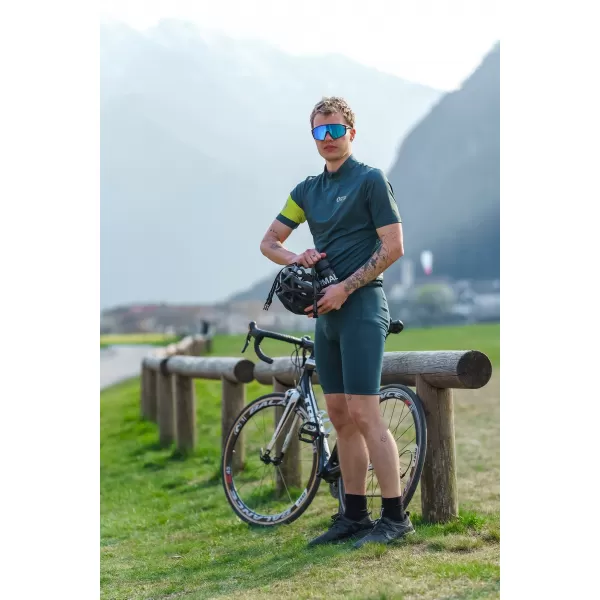  Herren-Radtrikot NORDBLANC CAMEL NBSMF8079 GRÜN 