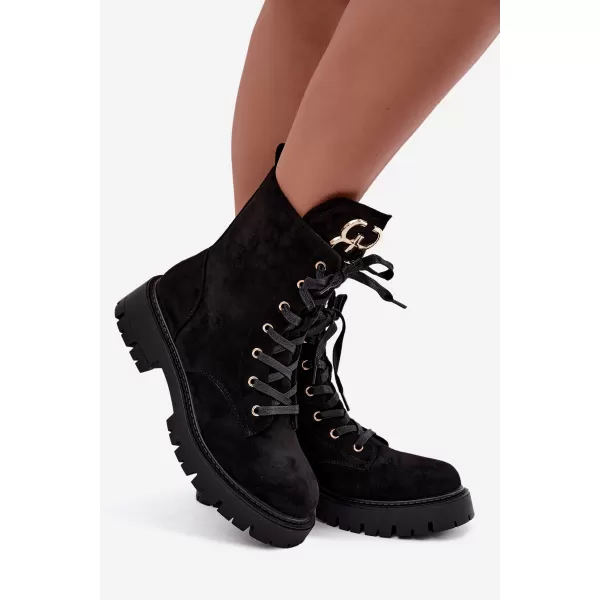  Damenschuhe BOTO NS631P SCHWARZ MATT 