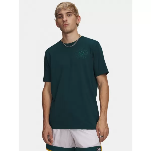  Herren-T-Shirt UNDER ARMOUR M RADIAL WM SS 6009264-919 GRÜN 