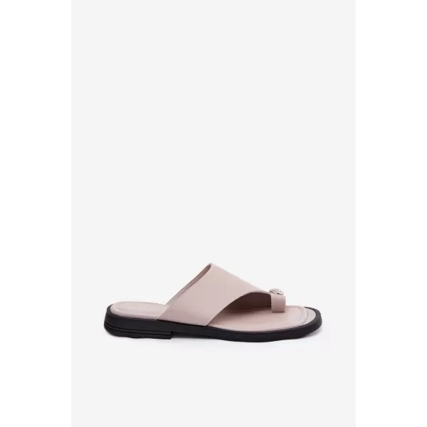 Damen-Flip-Flops VINCEZA 62307 BEIGE 