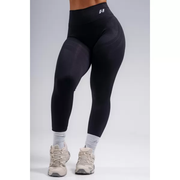  Extra-Push-up-Leggings mit hoher Taille NEBBIA PRIMAL 850 SCHWARZ 
