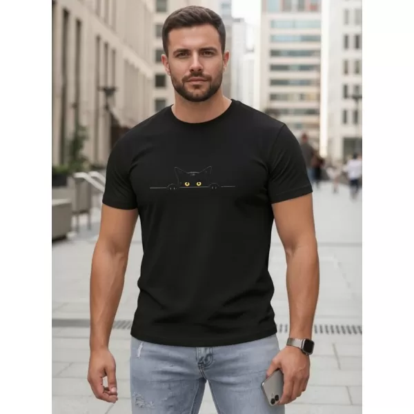  Herren-T-Shirt DSTREET NX5102R-BK SCHWARZ 