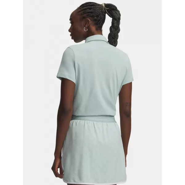  Damen-T-Shirt UNDER ARMOUR UA ARMOURDRY SS POLO 6009805-477 BLAU 