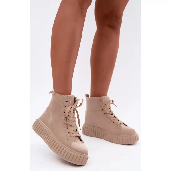  Damen-Sneaker BOTO LA372 BEIGE 