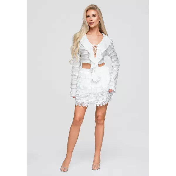  Damenbluse OMBRE OW-TS-E0067 WEIß 