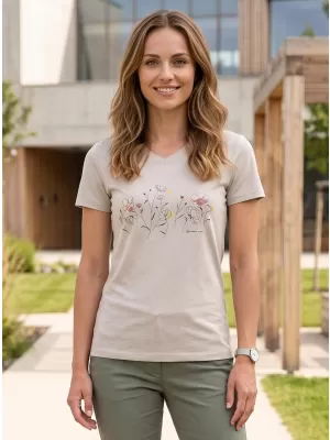 Outdoor-Shirt für Damen ALPINE PRO GREMA 3 MOONBEAM PC-VARIANTE