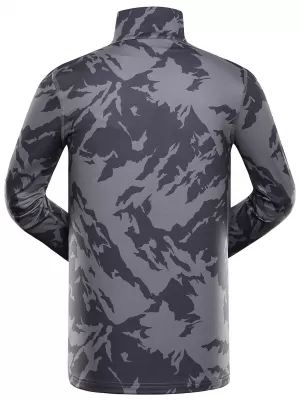 Schnelltrocknendes Herren-T-Shirt ALPINE PRO STANS DUNKLE, ECHTE GRAUE PC-VARIANTE
