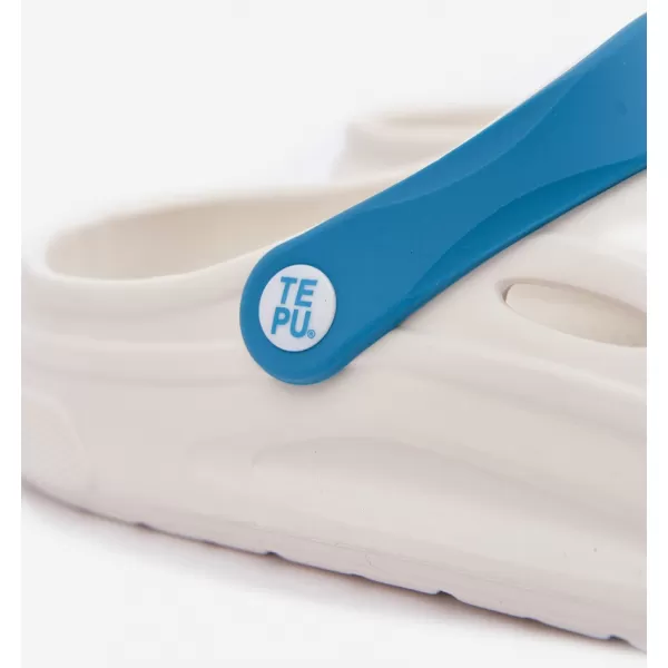  Damenhausschuhe BOTO C73A215 WEISS/BLAU 