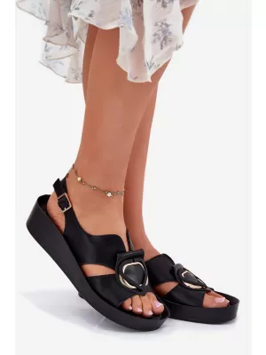 Damensandalen S.BARSKI KV51-031 SCHWARZ