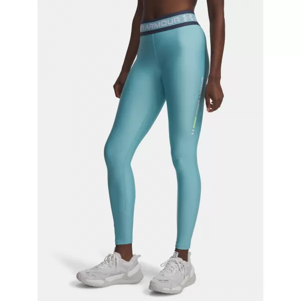  Leggings für Damen UNDER ARMOUR TECH BRANDED LEGGING 6009972-425 BLAU 
