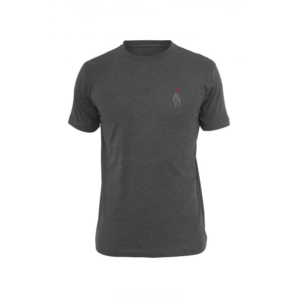  Herren-T-Shirt URBAN CLASSICS TB8997-00091 HOLZKOHLE 