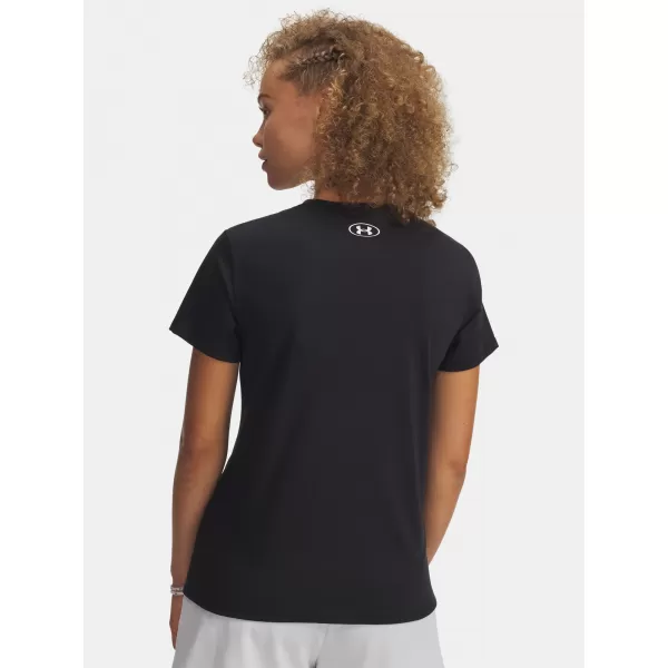  Damen-T-Shirt UNDER ARMOUR W VARSITY SS 6010592-001 SCHWARZ 