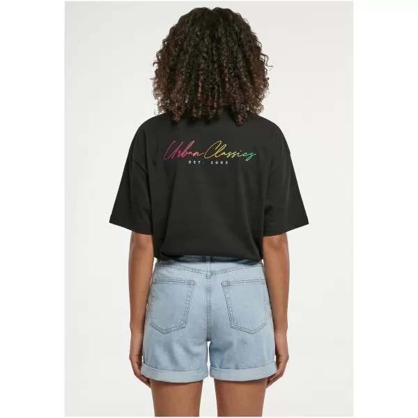  Damen-T-Shirt URBAN CLASSICS TB8754 SCHWARZ 