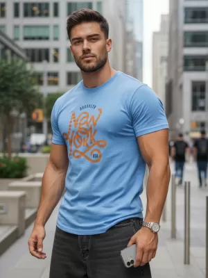Herren-T-Shirt DSTREET RX5370 BLAU