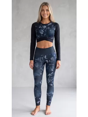 Premium-Leggings für Damen (neue Größen) ALTISPORT VOJ/ALW110LEG05 SCHWARZ