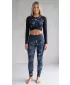 Premium-Leggings für Damen (neue Größen) ALTISPORT VOJ/ALW110LEG05 SCHWARZ