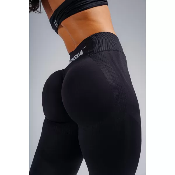  Extra-Push-up-Leggings mit hoher Taille NEBBIA PRIMAL 850 SCHWARZ 